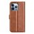 Köp iPhone 14 Pro Wallet Leather Brown Online