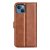 iPhone 14 Wallet Leather Brown - Techhuset.se