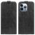 Läder Flip Fodral iPhone 14 Pro Svart - Techhuset.se