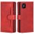 Läder Plånboksfodral Multi-Slot iPhone 13 Pro Röd - Techhuset.se