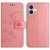 Läderfodral Fjärilar iPhone 16 Rosa