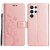 Köp Läderfodral Fjärilar Samsung Galaxy S23 Ultra Roséguld Online