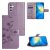 Köp Läderfodral Fjärilar Samsung Galaxy S24 Lila Online