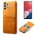 Köp Läderskal Kortfack Samsung Galaxy A13 Cognac Online