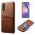 Läderskal Samsung Galaxy A35 Brun