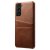 Läderskal Kortfack Samsung Galaxy S22 Plus Brun - Techhuset.se