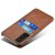 Läderskal Kortfack Samsung Galaxy S22 Plus Brun - Techhuset.se
