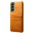 Köp Läderskal Kortfack Samsung Galaxy S24 Cognac Online