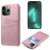 Köp Läderskal Med Kortfack iPhone 15 Pro Max Rosa Online