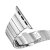 Apple Watch Series 11 42mm Länkarmband Silver - tydlig bild på fästet