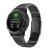 Garmin Fenix 7X Pro med svart länkarmband i metall framifrån