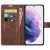Leather Wallet Samsung Galaxy S22 Plus Brown - Techhuset.se