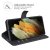 Leather Wallet Samsung Galaxy S22 Ultra Black - Techhuset.se