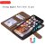 Magnet Leather Wallet iPhone XS Max Brun - Techhuset.se