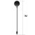 Magnetisk laddare Samsung Galaxy Watch FE USB-C 1m Svart
