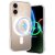 Elegant genomskinligt iPhone 17-skal med vit MagSafe-ring – minimalistisk stil