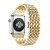 Köp Metallarmband i Fjärilspänne Apple Watch 41mm Series 9 Guld Online