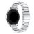 Garmin Vivoactive 4 med silverfärgat metallarmband visat snett framifrån