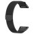 Elegant och justerbart svart Milanese loop armband till Garmin Fenix 8 47mm