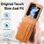 Mobilfodral Samsung Galaxy Z Flip 7 FE Cognac