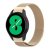 Full Fit Milanese Armband Samsung Galaxy Watch FE Champagne Guld