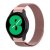 Köp Modern Fit Milanese Armband Samsung Galaxy Watch 5 40/44/Pro 45 mm Rosa Online