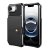 Öppet svart Multi-Slot Case för iPhone 17e med kortplatser och sedelfack