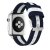 Köp Nylonarmband Apple Watch 45mm Series 9 Blå/Vit Online