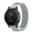 Garmin Fenix 8 47mm med grått nylonarmband sett framifrån