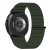 Nylonarmband Samsung Galaxy Watch 8 44mm Mörkgrön