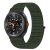 Nylonarmband Samsung Galaxy Watch 8 44mm Mörkgrön
