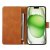 Plånboksfodral Multi-Slot iPhone 16 Cognac