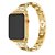 Rhinestone Kristallarmband Apple Watch Series 11 46mm Guld - framvy