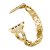 Rhinestone Kristallarmband Apple Watch Series 11 46mm Guld - översikt på armbandet utan klockan