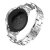 Techhuset Rhinestone Metallarmband Galaxy Watch Active Silver Bild 3