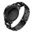Rhinestone Metallarmband Garmin Vivoactive 3 Svart - bakvy med klockan