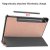 Samsung Galaxy Tab S7/S8 Fodral Tri-fold Roséguld - Techhuset.se