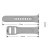 Silicone Band Apple Watch 42/44/45 Grey - Techhuset.se