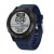 Garmin Fenix 8 47mm med blått silikonarmband – framsida av klockan