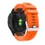 Garmin Fenix 8 Pro 47mm – baksida med pulssensor och orange silikonband