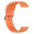 Silikonarmband till Garmin Vivoactive 6 Orange - framvy utan klocka