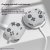 Silikonskal Med Karbinhake Apple AirPods 4 Gamepad Grå
