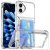 Skal Kortfack Kickstand iPhone 16 Plus Transparent