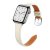Köp Smal Läderarmband Apple Watch 38/40/41 mm Vit Online