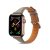 Köp Smalt Läderarmband Apple Watch 38/40/41 mm Grå Online