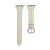 Köp Smalt Läderarmband Apple Watch 42/44/45/49 mm Vit Online