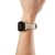 Smalt Läderarmband Apple Watch Series 10 46mm Vit