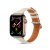 Köp Smalt Läderarmband Apple Watch Ultra 3 49mm Vit Online