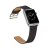 Köp Vävd Läderarmband Apple Watch 38/40/41 mm Svart Online