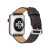 Köp Vävd Läderarmband Apple Watch 42/44/45/49 mm Svart Online